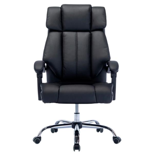 Fotoliu de birou Magnus MC 134-1 ECO Piele/ Black Silver photo 2