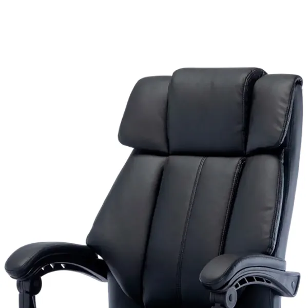 Fotoliu de birou Magnus MC 134-1 ECO Piele/ Black Silver photo 4
