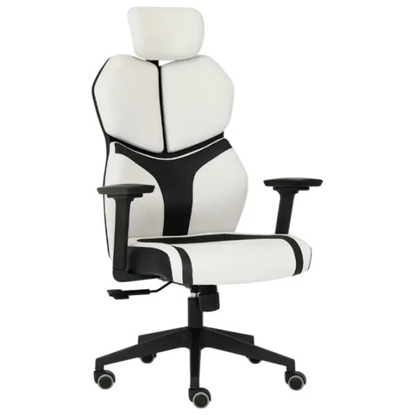 Fotoliu de birou Magnus MC 196 Textil/ Beige Black photo 1