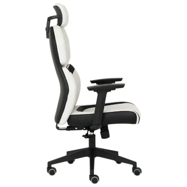 Fotoliu de birou Magnus MC 196 Textil/ Beige Black photo 2