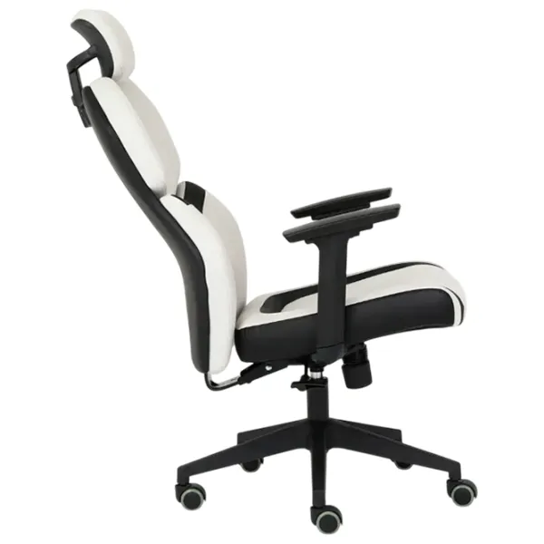 Fotoliu de birou Magnus MC 196 Textil/ Beige Black photo 5