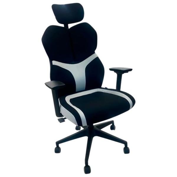 Офисное кресло Magnus MC 196 Textil/ Черный Светло-серый photo 1