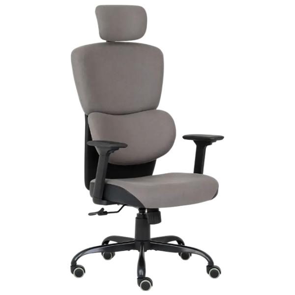 Fotoliu de birou Magnus MC 197 Textil/ Gray Black photo 1