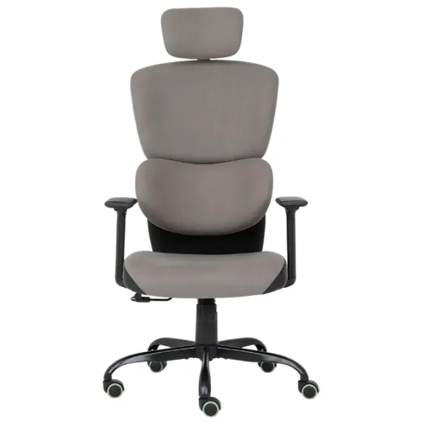 Fotoliu de birou Magnus MC 197 Textil/ Gray Black photo 3