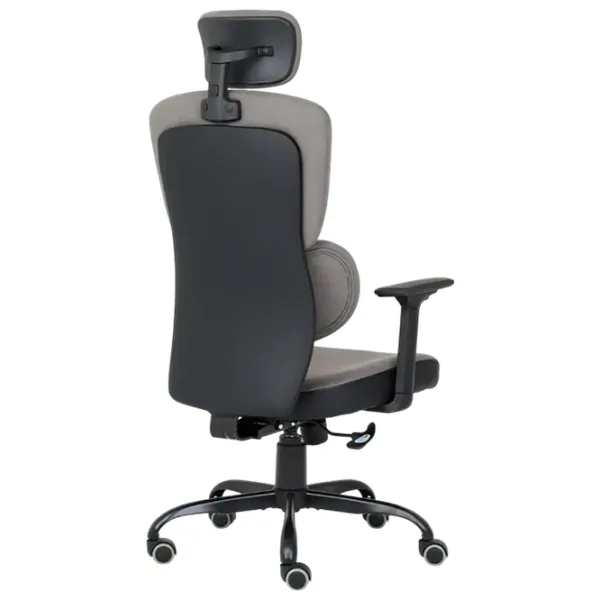 Fotoliu de birou Magnus MC 197 Textil/ Gray Black photo 4