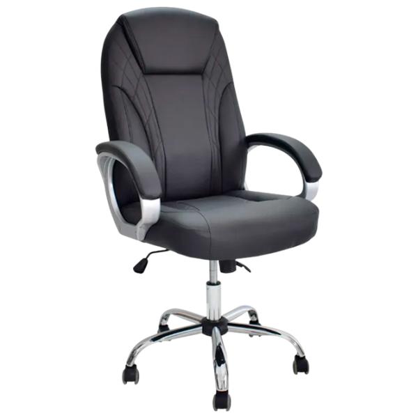 Fotoliu de birou Magnus MC 034 ECO Piele/ Black Silver photo 1