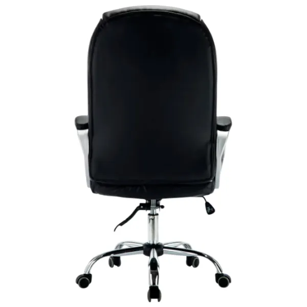 Fotoliu de birou Magnus MC 034 ECO Piele/ Black Silver photo 2