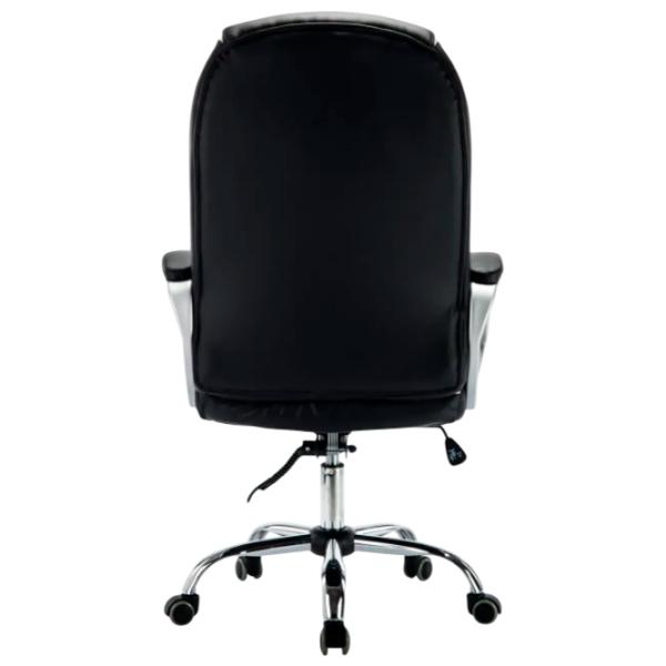 Fotoliu de birou Magnus MC 034 ECO Piele/ Black Silver photo 2