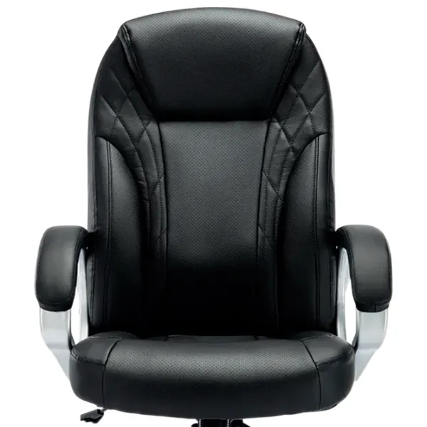 Fotoliu de birou Magnus MC 034 ECO Piele/ Black Silver photo 4