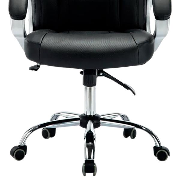 Fotoliu de birou Magnus MC 034 ECO Piele/ Black Silver photo 5
