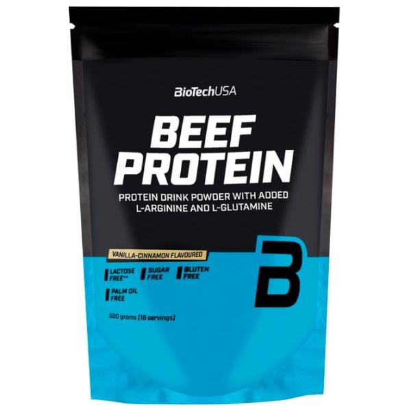 Proteină BioTechUSA Beef Protein vanila cinamon 500 g () praf / Scorţişoară photo 2
