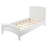 Кровать Trendy Karya 90 x 200 см / МДФ / Белый
