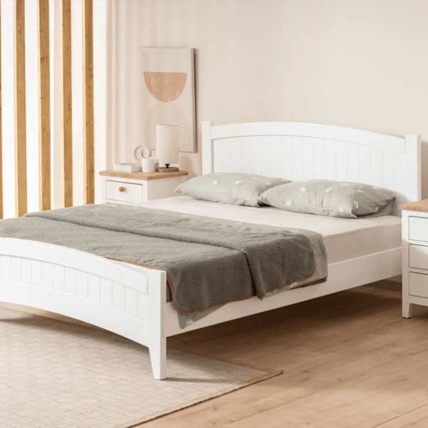 Кровать Trendy Karya 90 x 200 см / МДФ / Белый photo 3