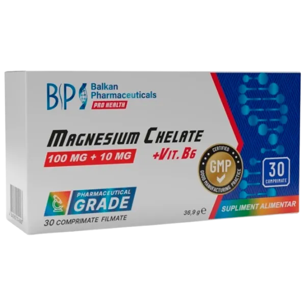 Vitamine și minerale Balkan Pharmaceuticals Chelate + Vit.B6 30 photo 1