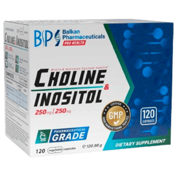 Vitamine și minerale Balkan Pharmaceuticals Choline & Inositol 120 photo 1