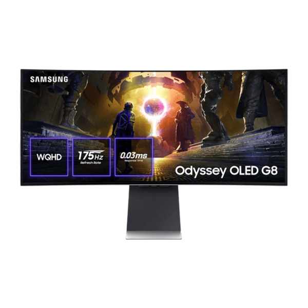 Monitor Samsung Odyssey G8 G850 34" WQHD 175 Hz / 0.03 ms / Silver photo 1