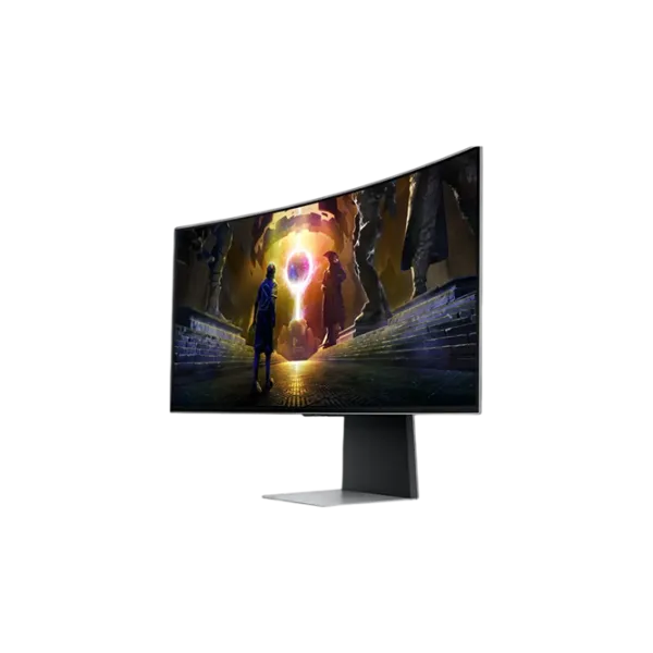 Monitor Samsung Odyssey G8 G850 34" WQHD 175 Hz / 0.03 ms / Silver photo 3