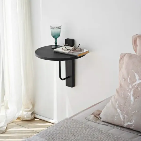 Raft Trendy Reve Masiv / Antracit Negru photo 4
