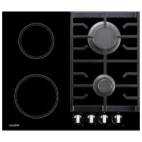 Plită încorporabilă combinată Bauer PRG 6042EG-СС7B Black