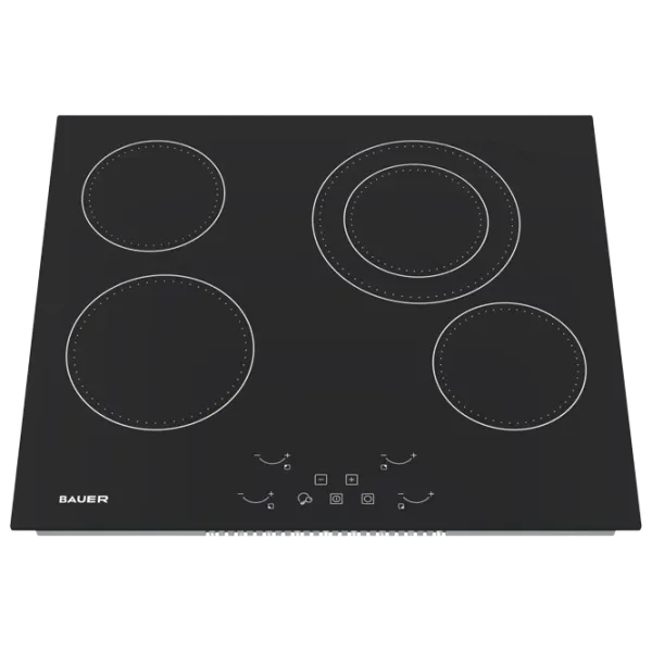 Plită încorporabilă cu inducție Bauer PR 6044ET-A3 Vitroceramică / Black photo 2