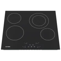 Plită încorporabilă cu inducție Bauer PR 6044ET-A3 Vitroceramică / Black photo 2