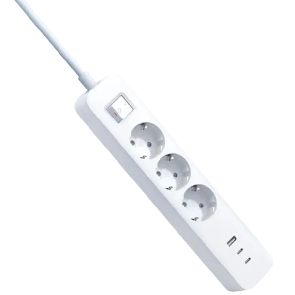 Удлинитель Xiaomi Power Strip 1.4 м Белый photo 1