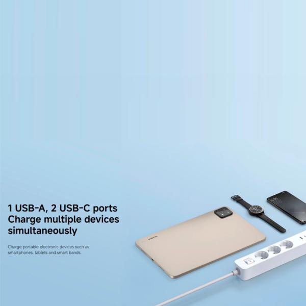 Удлинитель Xiaomi Power Strip 1.4 м Белый photo 8