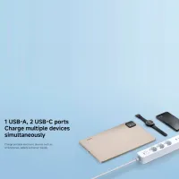 Prelungitor Xiaomi Power Strip 1.4 m White photo 8