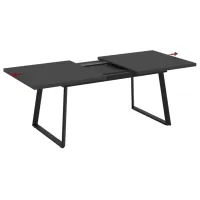 Masă de bucătărie extensibilă Magnus Lavinya MDF/ Senkron black photo 3