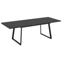 Masă de bucătărie extensibilă Magnus Lavinya MDF/ Senkron black photo 5