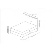 Pat Trendy Set Sonata v3 90 x 190 cm / DSP / Antracit photo 6