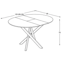 Masă de bucătărie extensibilă Magnus Ruta MDF/ Mola photo 4