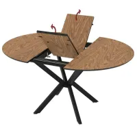 Masă de bucătărie extensibilă Magnus Diano MDF/ Brown photo 2