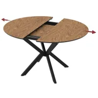 Masă de bucătărie extensibilă Magnus Diano MDF/ Brown photo 3
