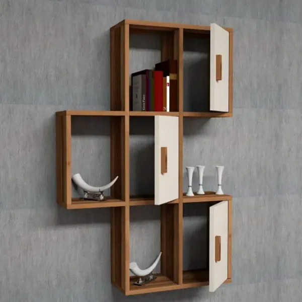 Полка Trendy FLORA ЛДСП / Walnut Cream photo 2