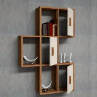Полка Trendy FLORA ЛДСП / Walnut Cream photo 2