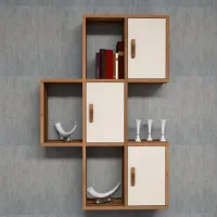 Полка Trendy FLORA ЛДСП / Walnut Cream photo 4