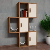 Полка Trendy FLORA ЛДСП / Walnut Cream photo 5