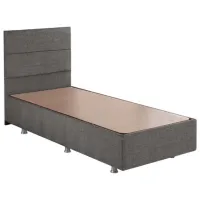 Кровать Trendy Silver 90 x 200 см / Сталь / Серый