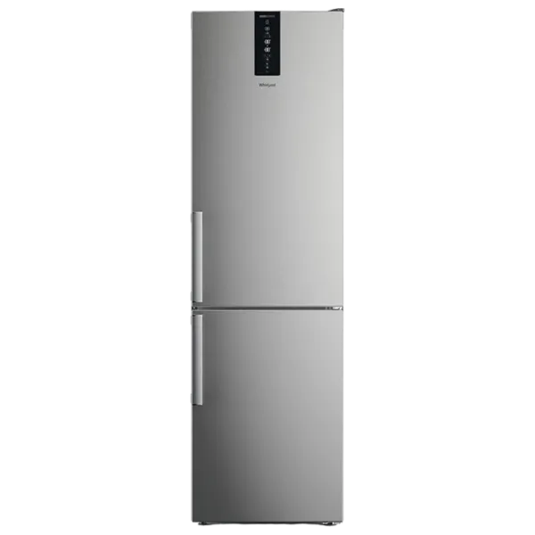 Frigider Whirlpool W7X 93T OX H cu congelator jos 367 l / 202.7 cm / Silver photo 1