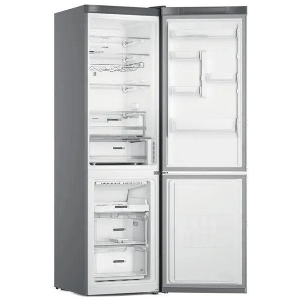 Frigider Whirlpool W7X 93T OX H cu congelator jos 367 l / 202.7 cm / Silver photo 3