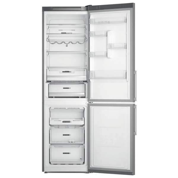 Frigider Whirlpool W7X 93T OX H cu congelator jos 367 l / 202.7 cm / Silver photo 4