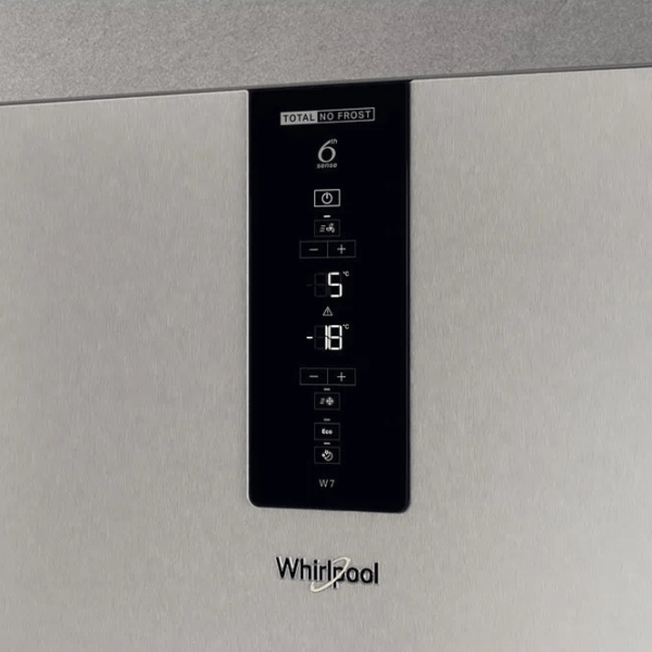 Frigider Whirlpool W7X 93T OX H cu congelator jos 367 l / 202.7 cm / Silver photo 11