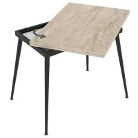 Masă de bucătărie extensibilă Magnus Lilis PAL/ Travertine photo 3