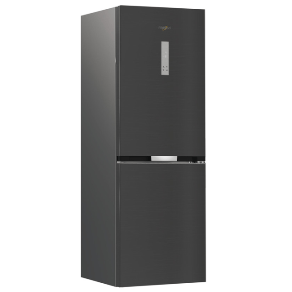 Frigider Whirlpool WHK 26362 XBR4E cu congelator jos 316 l / 186.5 cm / Inox photo 2