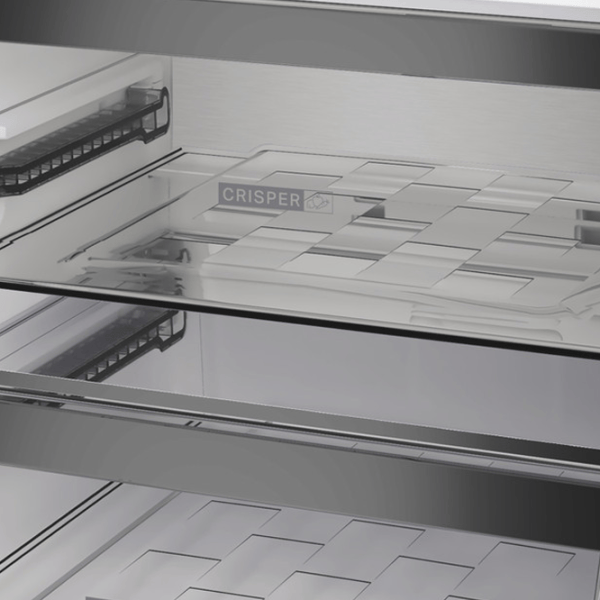 Frigider Whirlpool WHK 26362 XBR4E cu congelator jos 316 l / 186.5 cm / Inox photo 6
