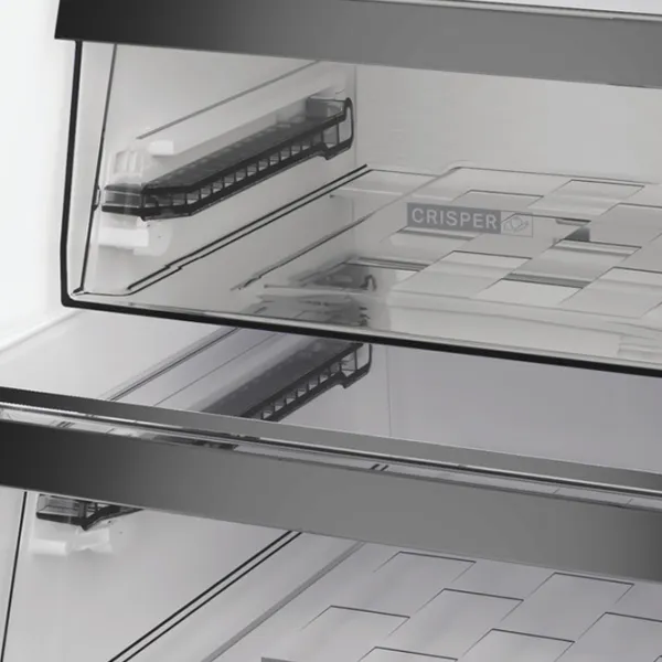 Frigider Whirlpool WHK 26362 XP4E cu congelator jos 316 l / 186.5 cm / Inox photo 6