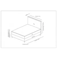 Кровать Trendy Set Sonata v2 120 x 200 см / ДСП / Antracit photo 5
