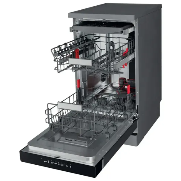 Mașină de spălat vase Whirlpool WSBO 3O34 PF X Îngustă / Inox photo 3