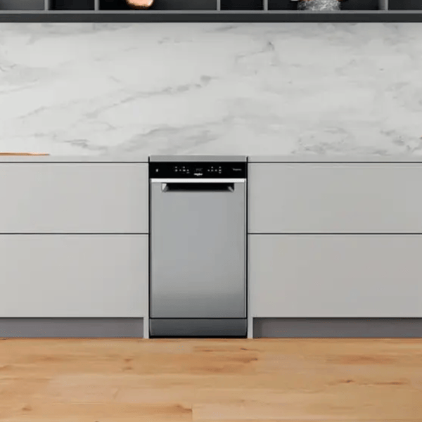 Mașină de spălat vase Whirlpool WSBO 3O34 PF X Îngustă / Inox photo 5